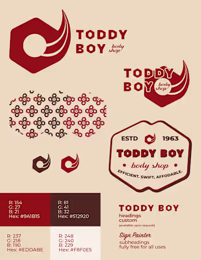 Car Repair Shop | Brand Identity Design