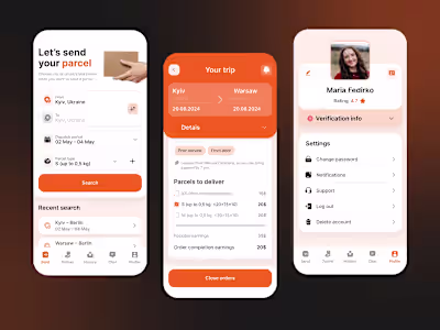 Upost / Branding & App Design 📦🌍