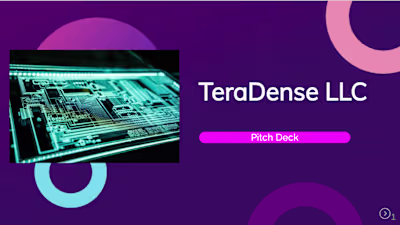 Pitch Deck Design For Tera Dense LLC