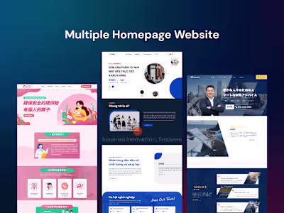 Multiple Homepage Website 