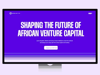 Redesigning Dream VC's Flagship Website