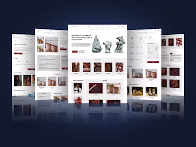 Hunar: Website design 