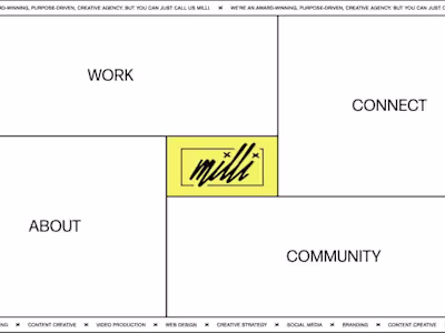 Milli Agency Website
