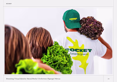Rocket - Fueled by greens