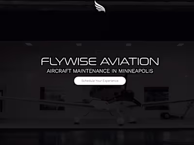 FlyWise Aviation | Website and Scheduling Tool