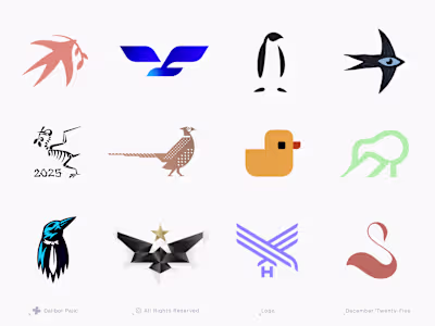Bird logo collection (No actual bird was harmed in the makin...