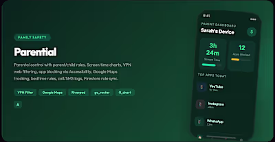 A family digital safety app