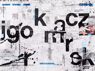 Igor Kaczmarek Website Design
