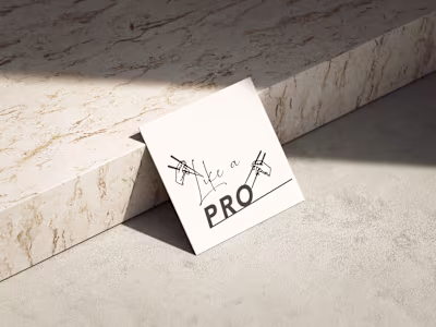 Logo design - 'Like a pro'