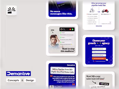 Ad Concepts + Designs for Demantive
