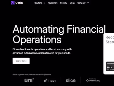 High-Converting Website Copy for Osfin