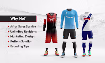 Sublimation Jerseys or merchandise Design