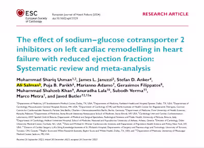 Research Paper: EJHF (Meta-Analysis)