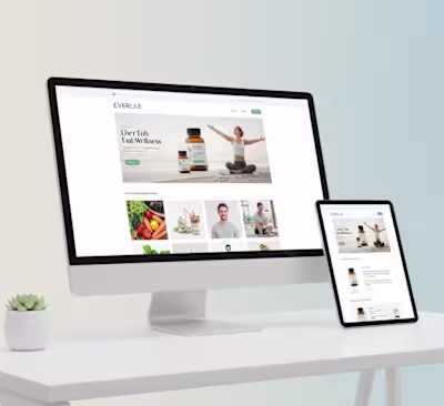 (Webflow) Everlab - Premium Health Optimization Website 