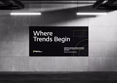 Brand Design for Fabriz.pro eCommerce Experience