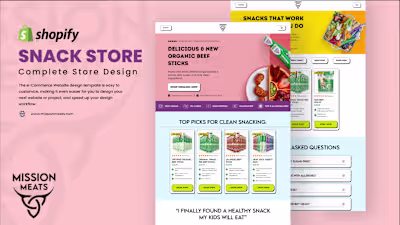Mission Meats eCommerce Redesign