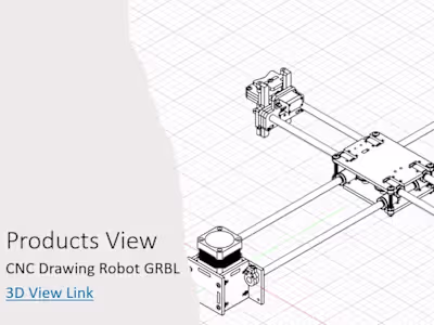 CNC drawing robot grbl