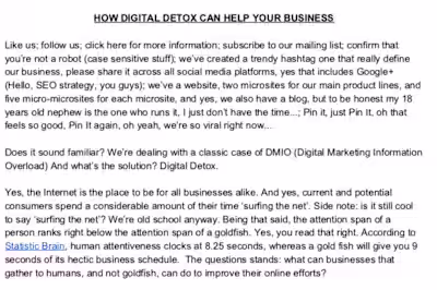 How Digital Detox Can Help Your Business