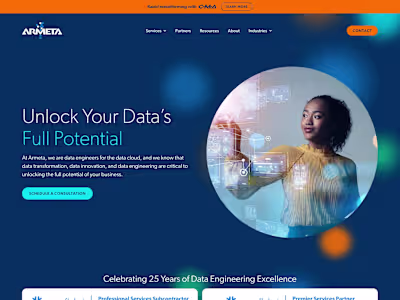 Armeta • Clean Webflow Site • PHD Studios →