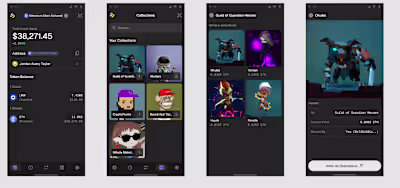 A crypto wallet app with wallet management, multi-currency s...