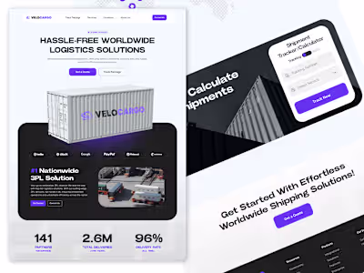Logistics Website Refresh