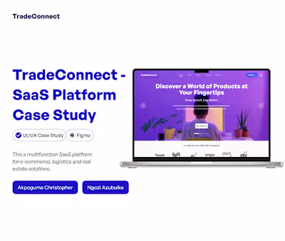 Trade Connect - E - commerce Platform 