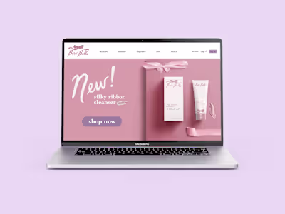 Bow Belle Beauty Mock Campaign