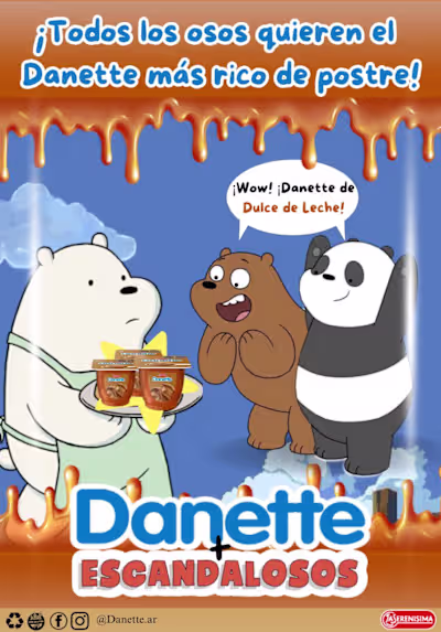 Campaña publicitaria Danette - 2024