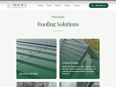 Frauwa Homes & Decor Website