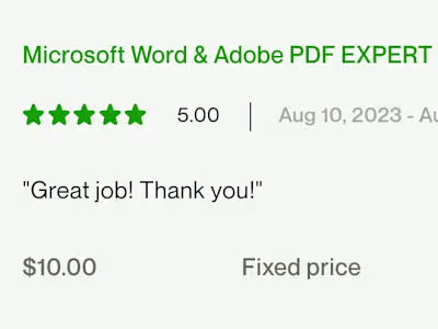 Microsoft Word & Adobe PDF EXPERT Assistant