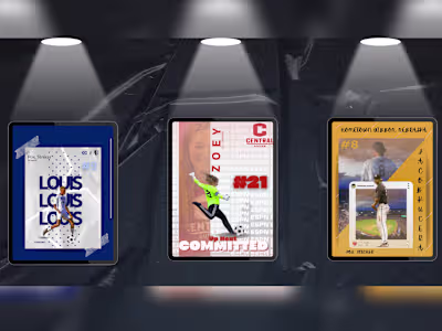 Sports Poster Design for Local High School