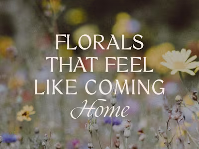 Florals that feel like coming home. Inspired by 18th-century...