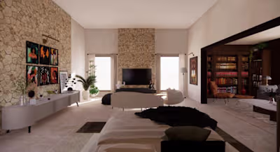 Swabi Residence - Mid Century Modern Farmhouse Interior