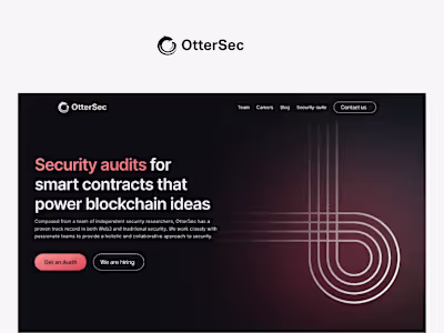 Ottersec.io : B2B Saas Website Figma Design