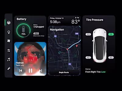 Car Dashboard: UX/UI