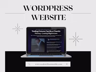 Algorithmic Labs Website Design in Wordpress