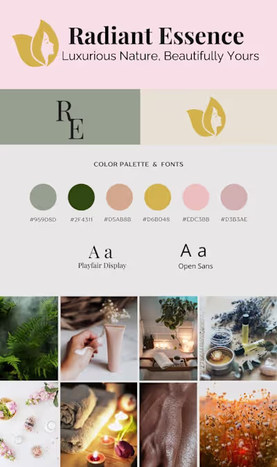 Luxury Skincare Branding Kit