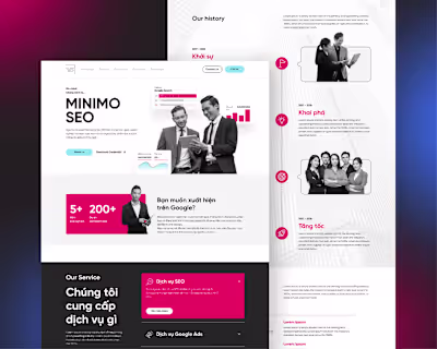 MINIMO SEO - Website UI design :: Behance