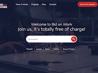 Bid on Work