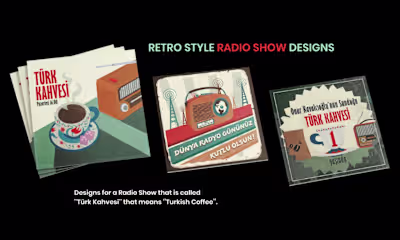 RETRO STYLE RADIO SHOW DESIGNS
