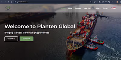 Custom WordPress Website for Planten Global