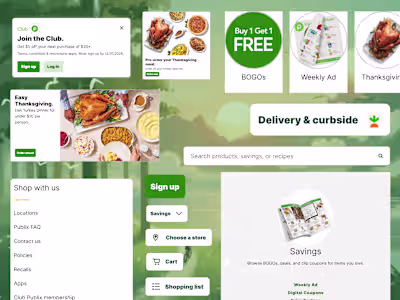 Design System for a Grocery Chain