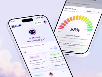 Axiom. AI-Powered Educational App Design