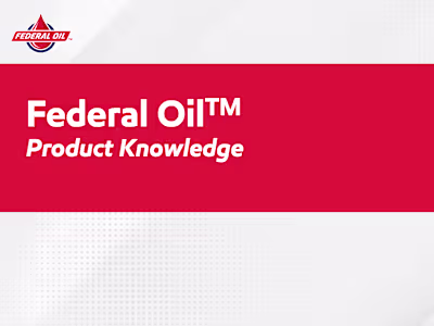 Interactive Product Knowledge Presentation for Federal Oil