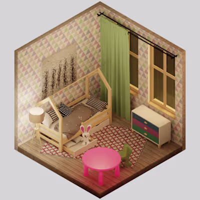 Creating a Children's Room in Blender
