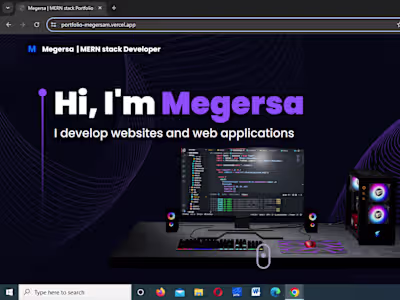 Megersa | MERN stack Portfolio