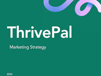 Marketing Strategy | ThrivePal