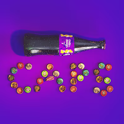 Branded Bottle Caps (Rust & Crushed Series)