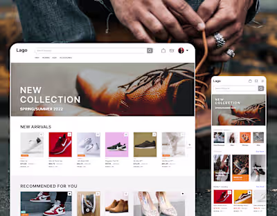 Lago - ecommerce website project