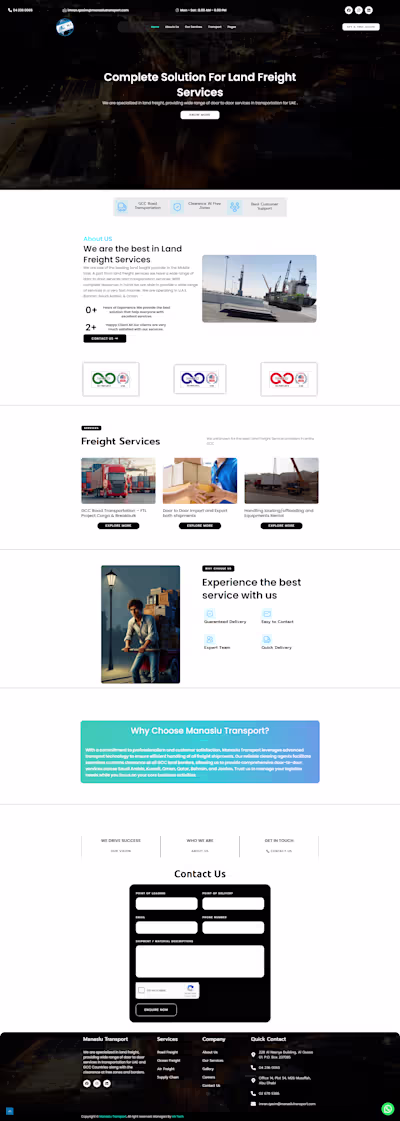 Manaslu Transport (Revamp & Management)